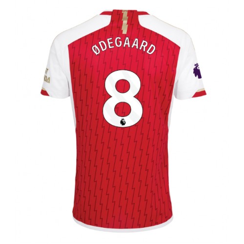 Pánský Fotbalový dres Arsenal Martin Odegaard #8 2023-24 Domácí Krátký Rukáv